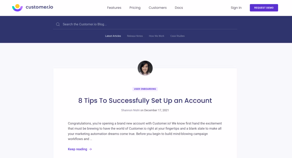 customer.io growth hacking blog