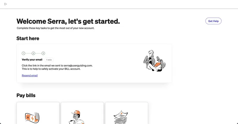 fintech onboarding bill onboarding ux