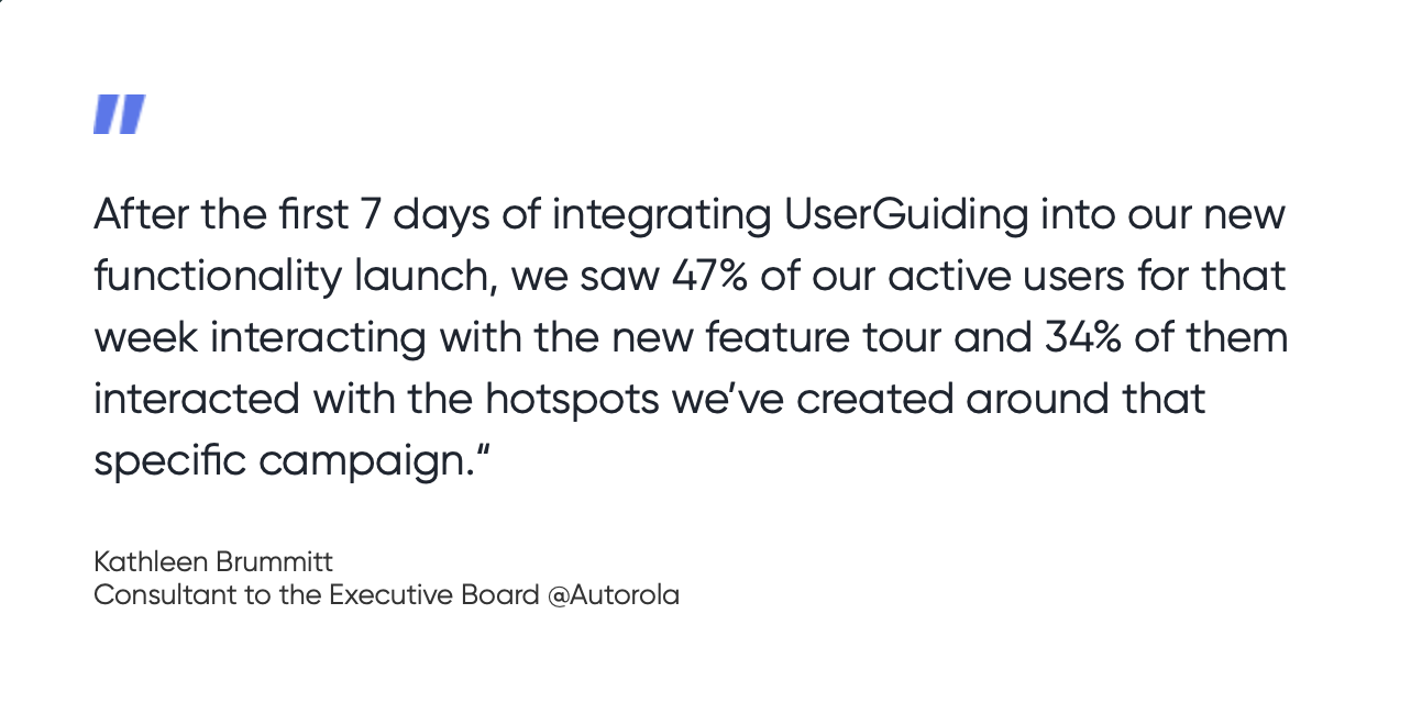 Indicata's customer success story quote