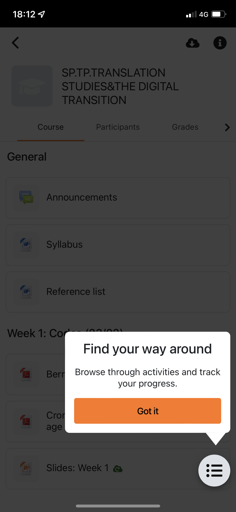 onboarding de novos recursos moodle