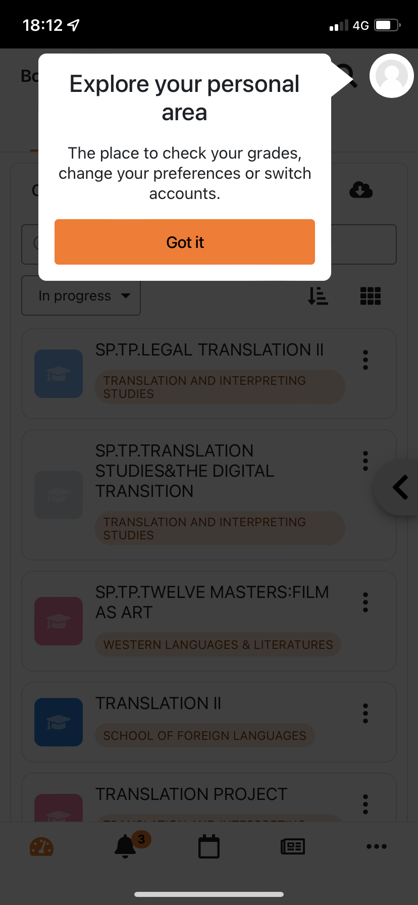 exemplos de onboarding de novos recursos do moodle