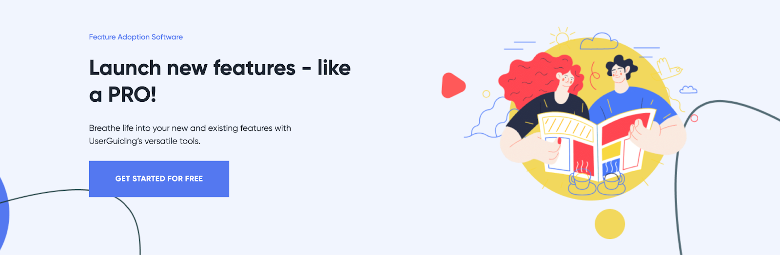 UserGuiding's feature adoption campaign