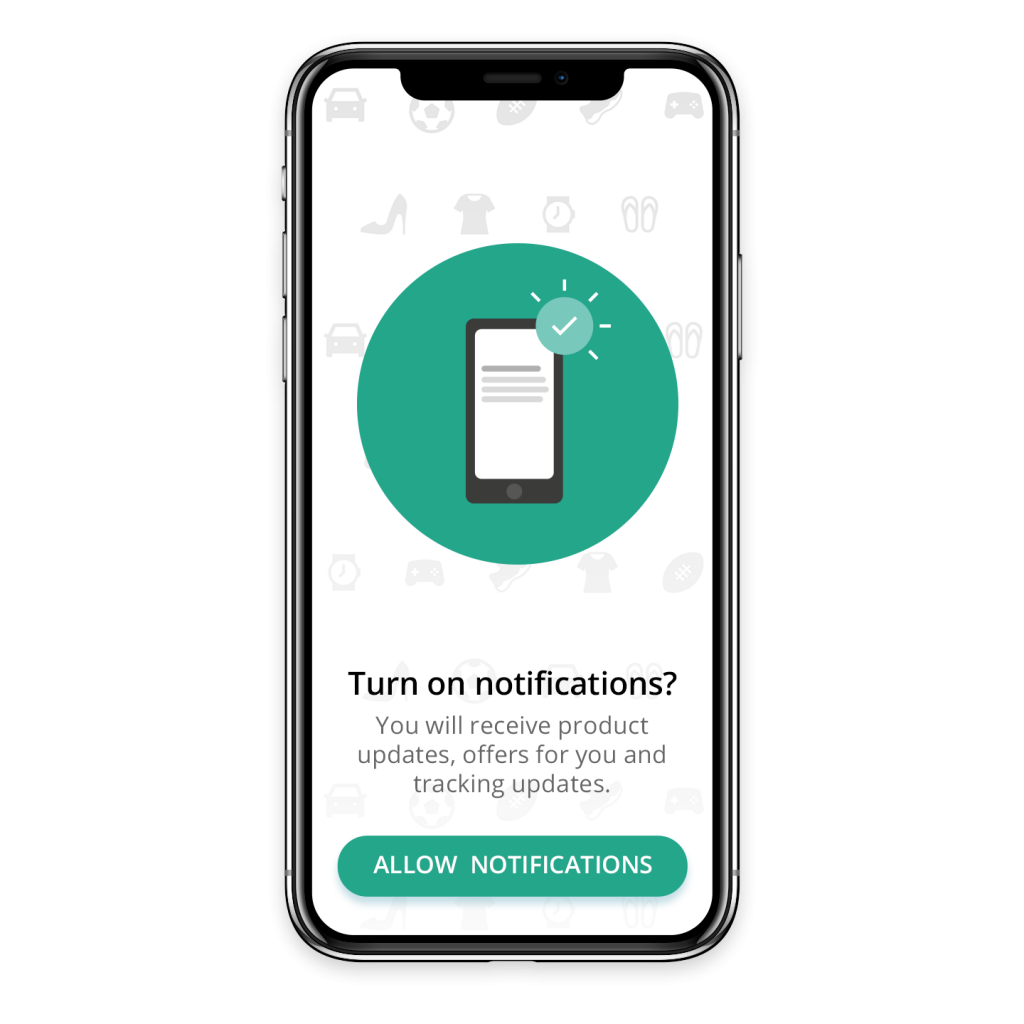 in app marketing push notifications