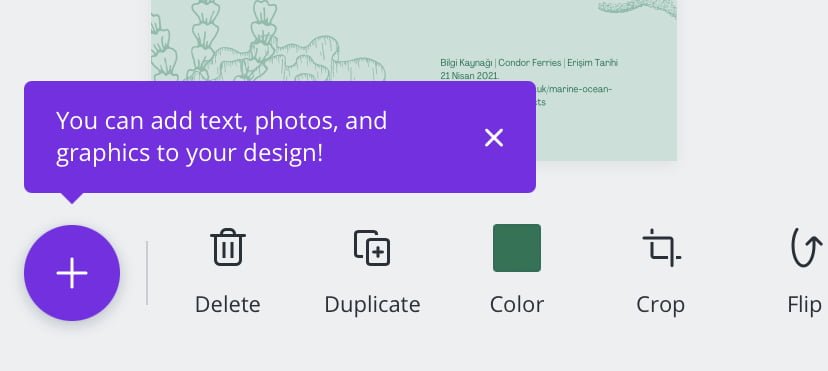canva app walkthrough tooltip
