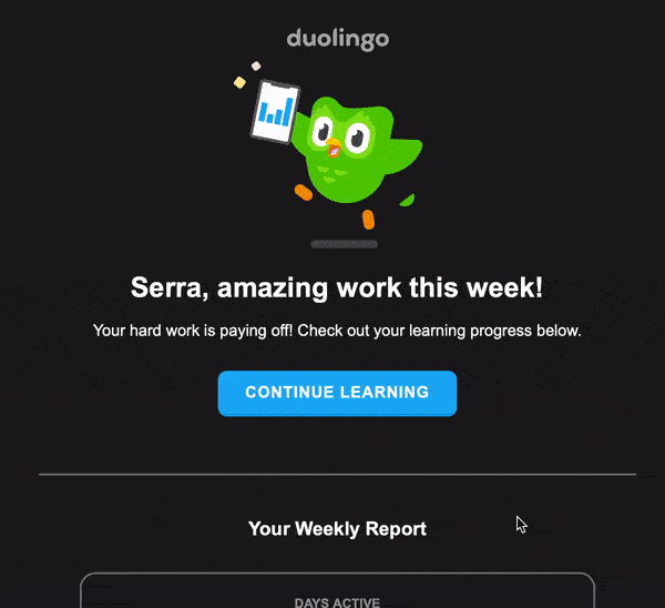 Duolingo's gamification assets