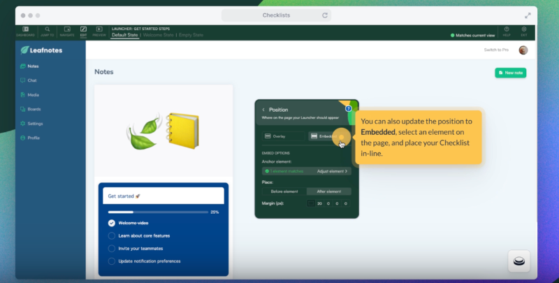 Chameleon checklist builder.