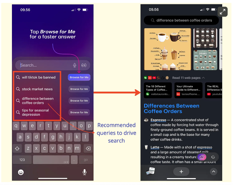 Browse for me onboarding.