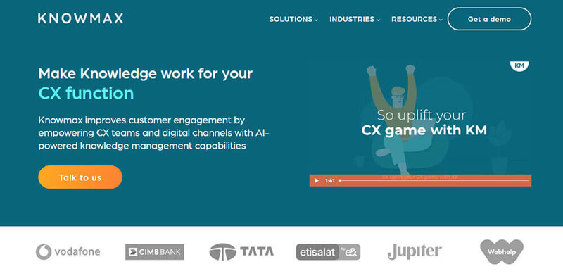 Main page of Knowmax.