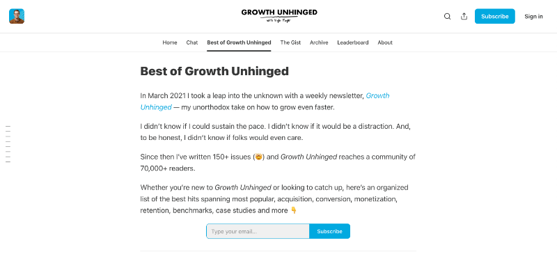 Growth Unhinged by Kyle Poyar.