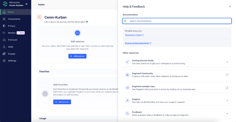 Segment’s resource center.