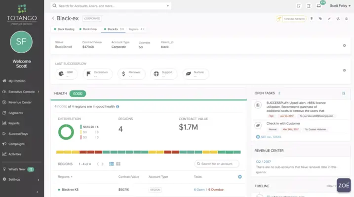 Totango Successflow Overview