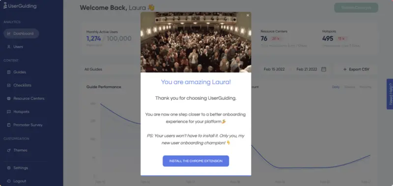 Automating Personalized Guides to Boost Engagement With UserGuiding.