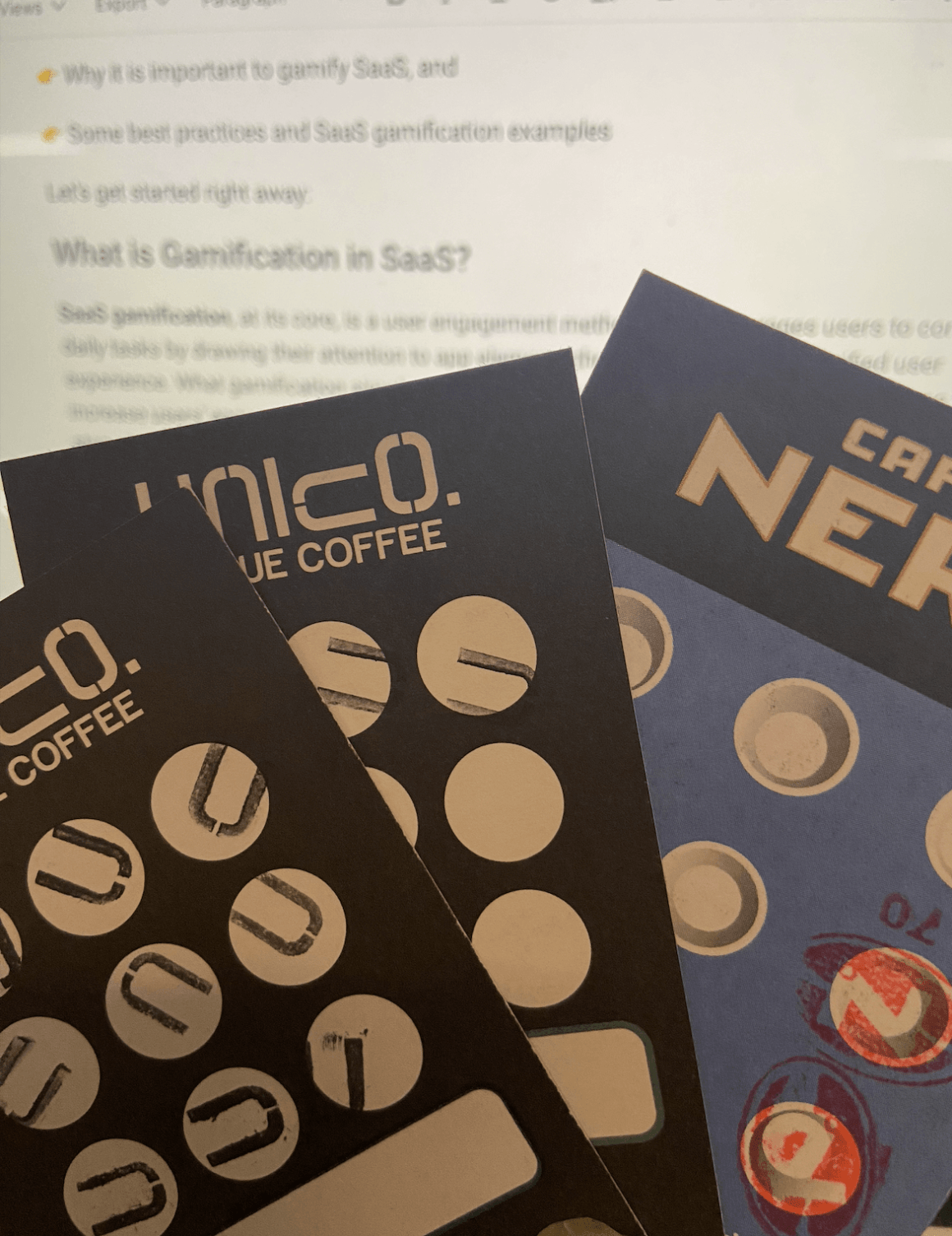 saas gamification examples stamp cards