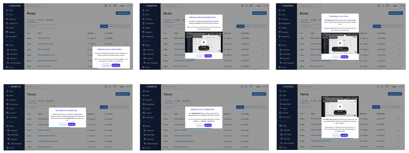 Healthie’s walkthrough for forms.