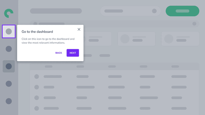 Interactive guides on Userlane