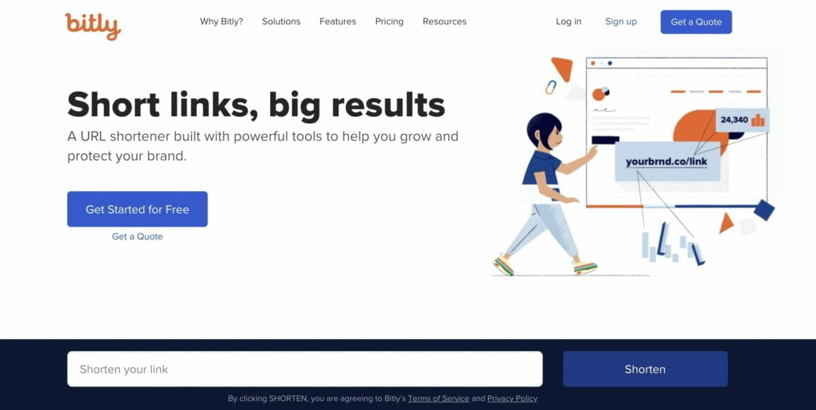Bitly time-to-value example for product-led approach