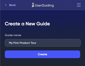 Chrome extension userguiding guide