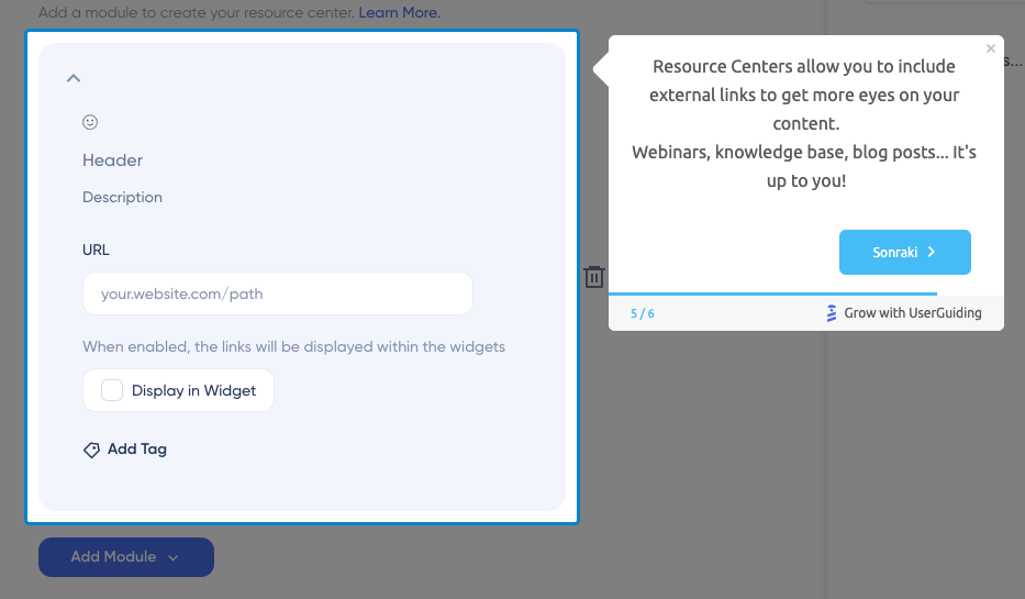 userguiding tooltips saas onboarding