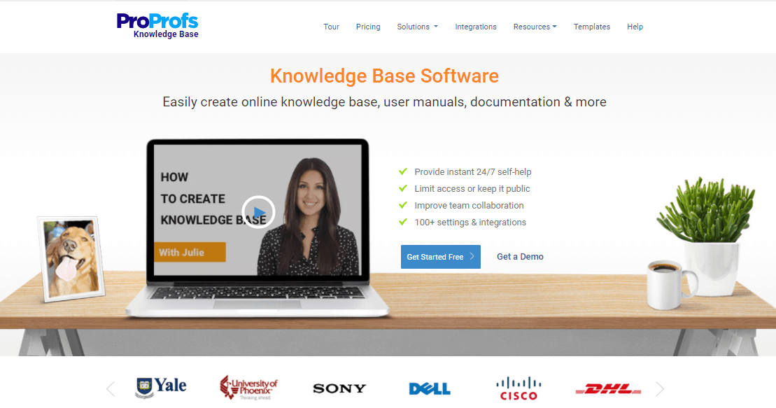 knowledge base software proprofs