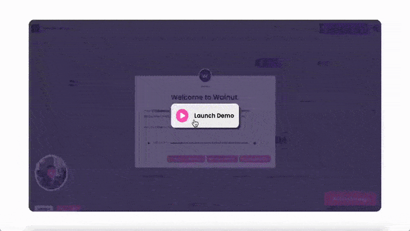 An excerpt from Walnut’s prerecorded interactive guide for marketing specialists.