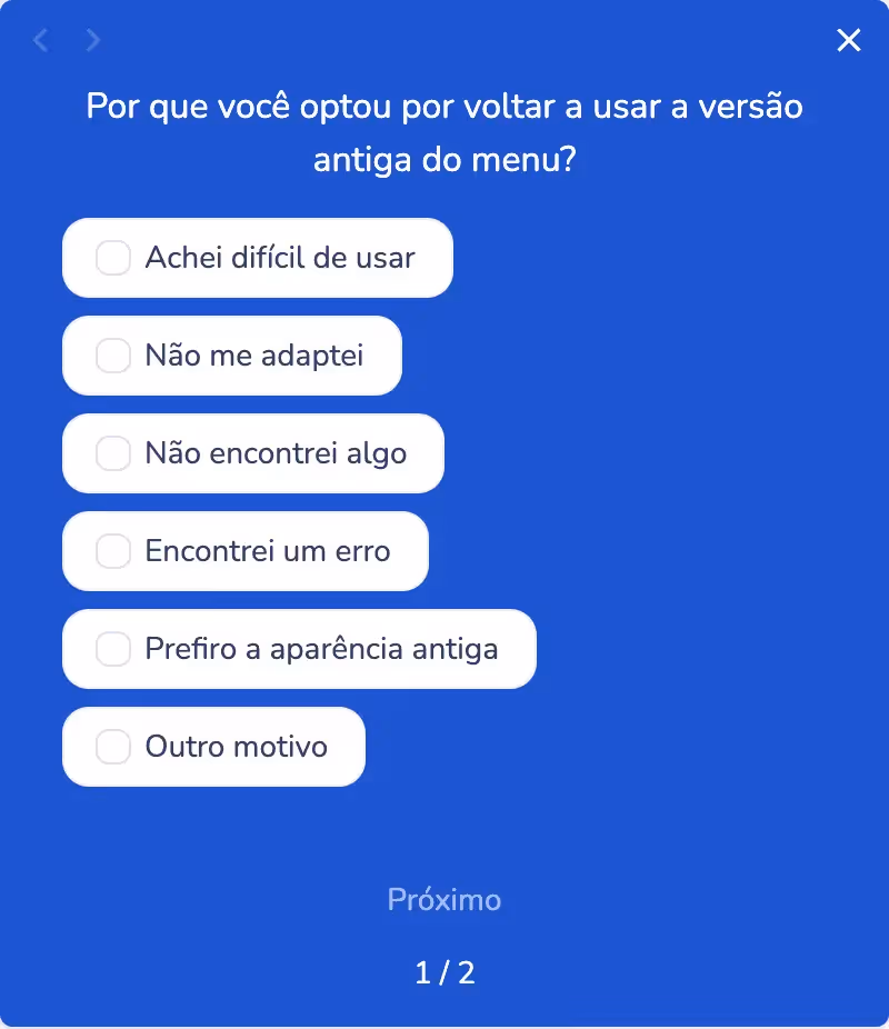 An example survey Activesoft created to understand their users’ sentiments towards their updated features.