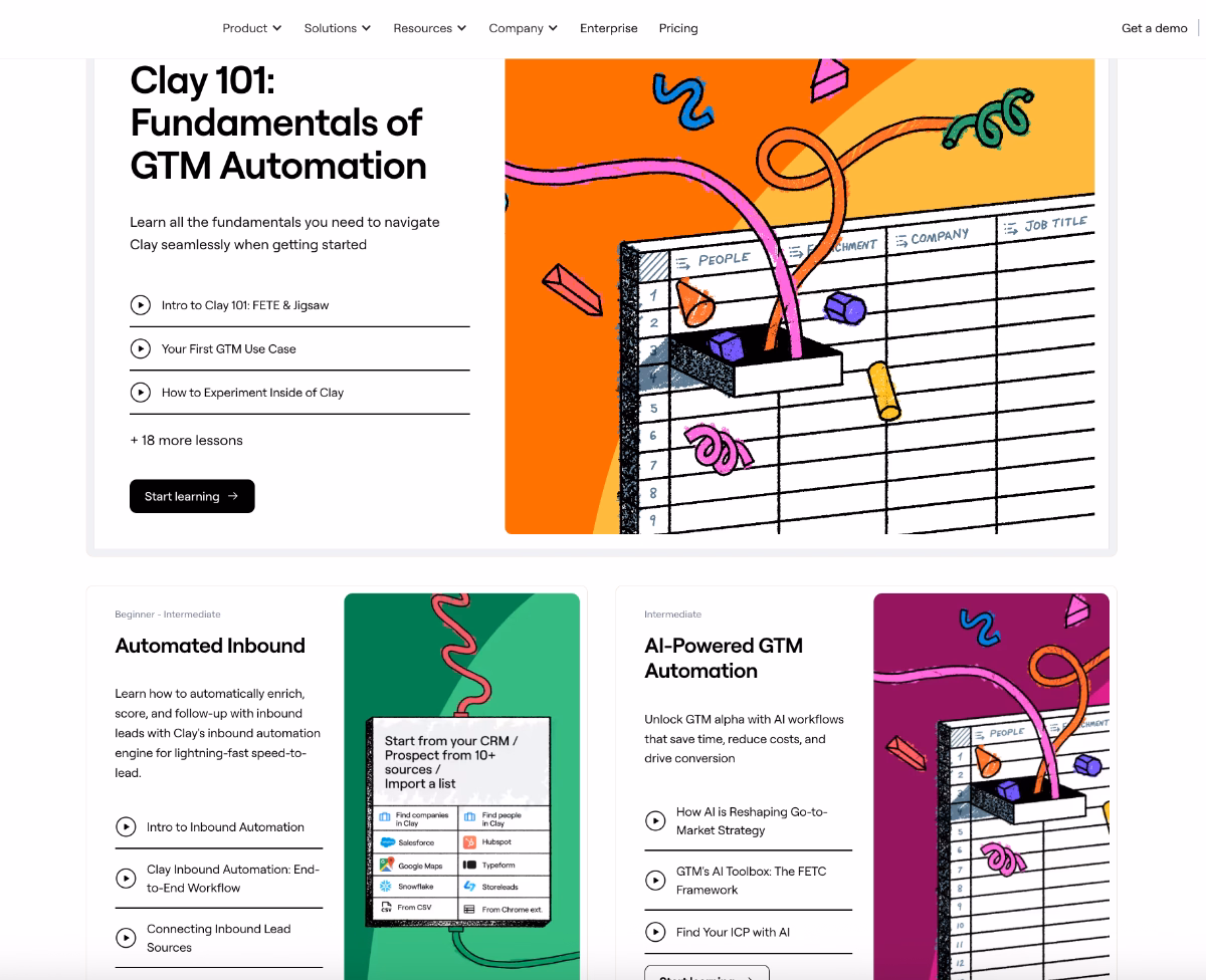 Clay University courses.
