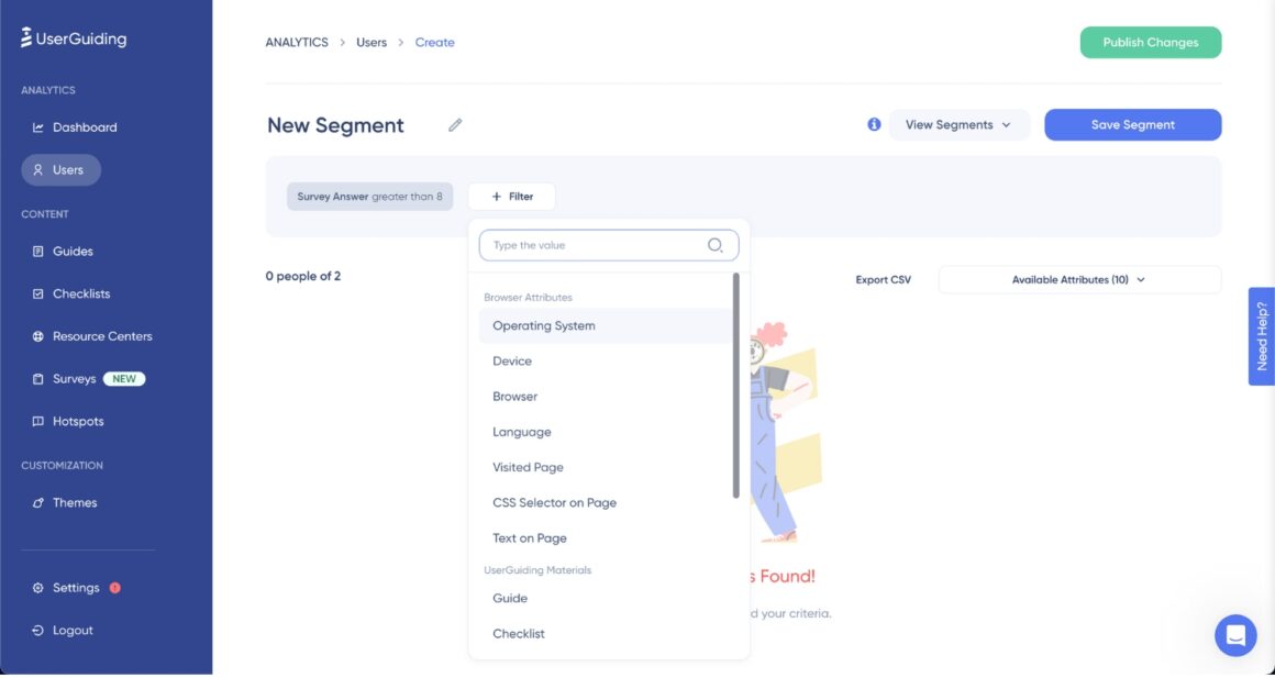 interactive user manual segmentation userguiding
