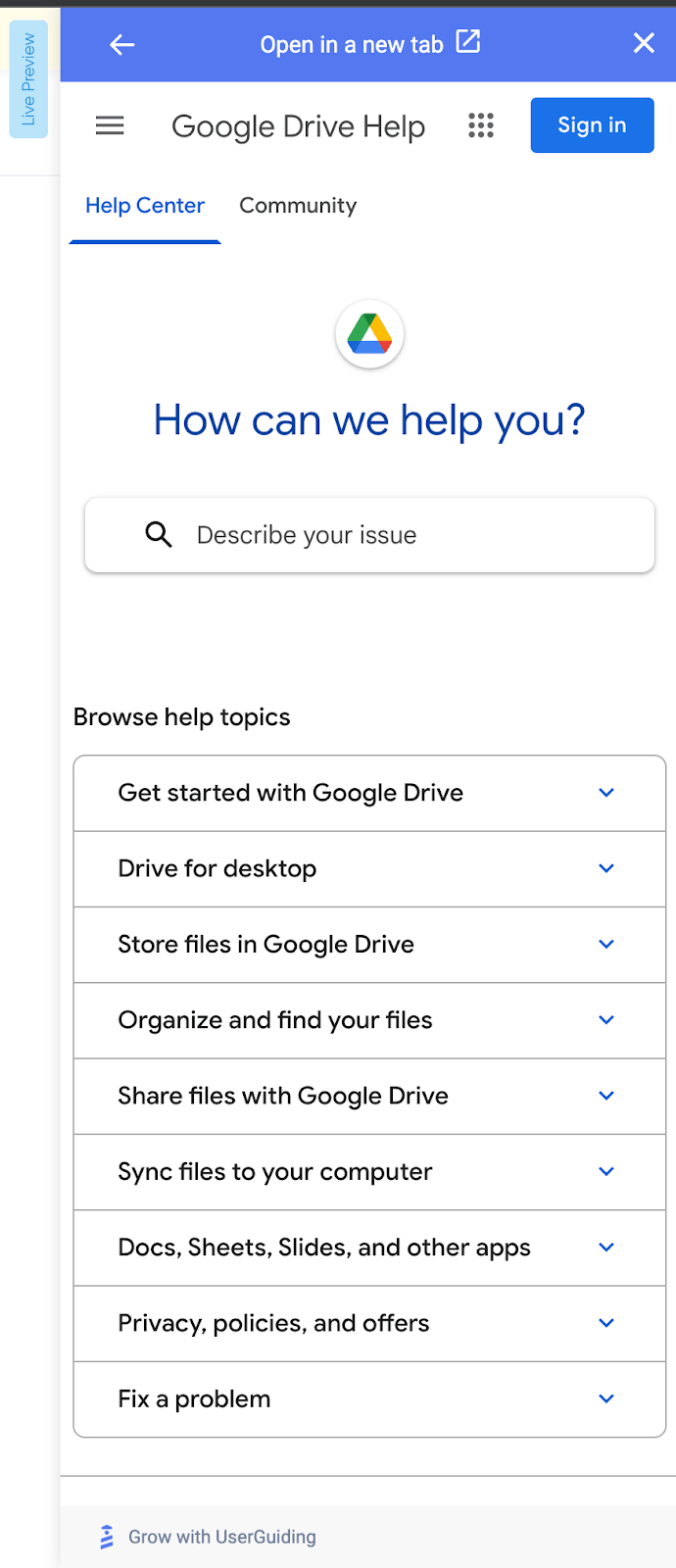 userguiding resource center