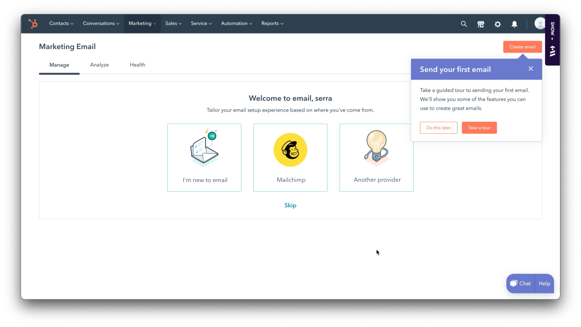 progressive onboarding hubspot feature onboarding