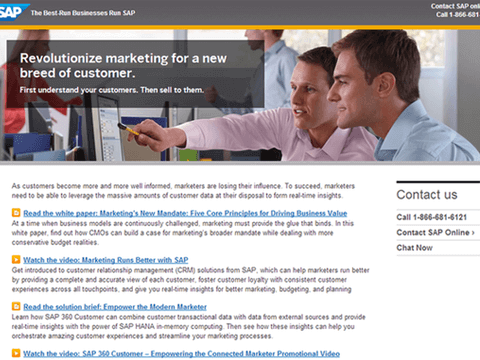 horrible landing page example