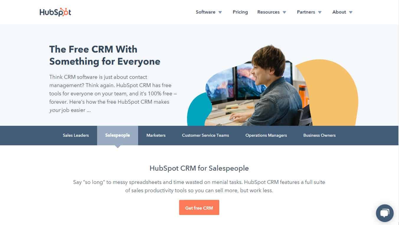 Best CRM Tools - Hubspot
