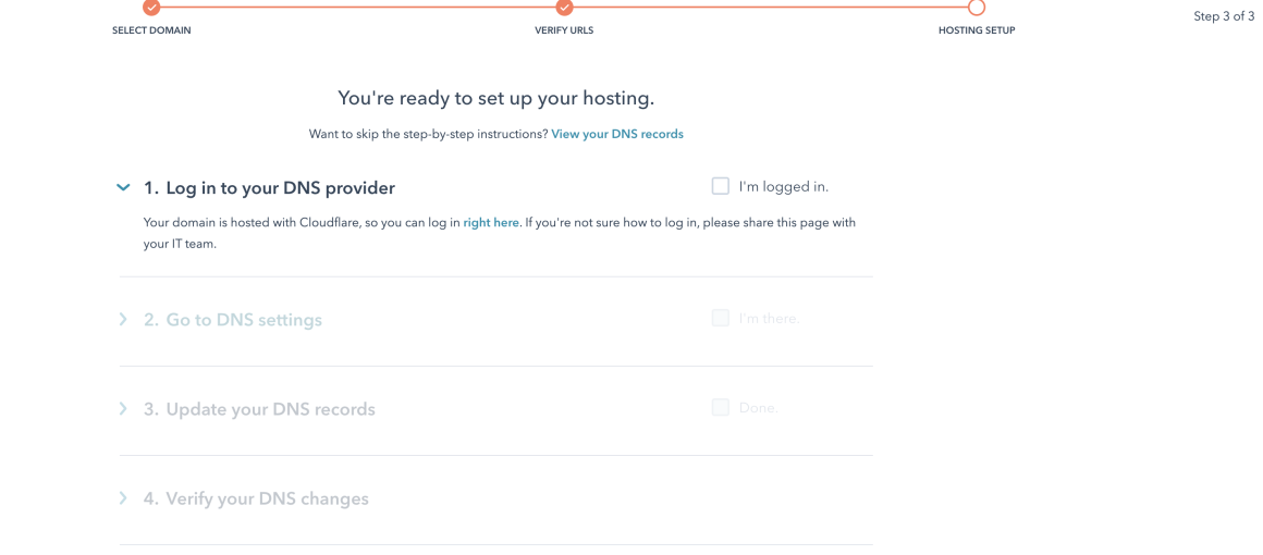 hubspot crm onboarding example