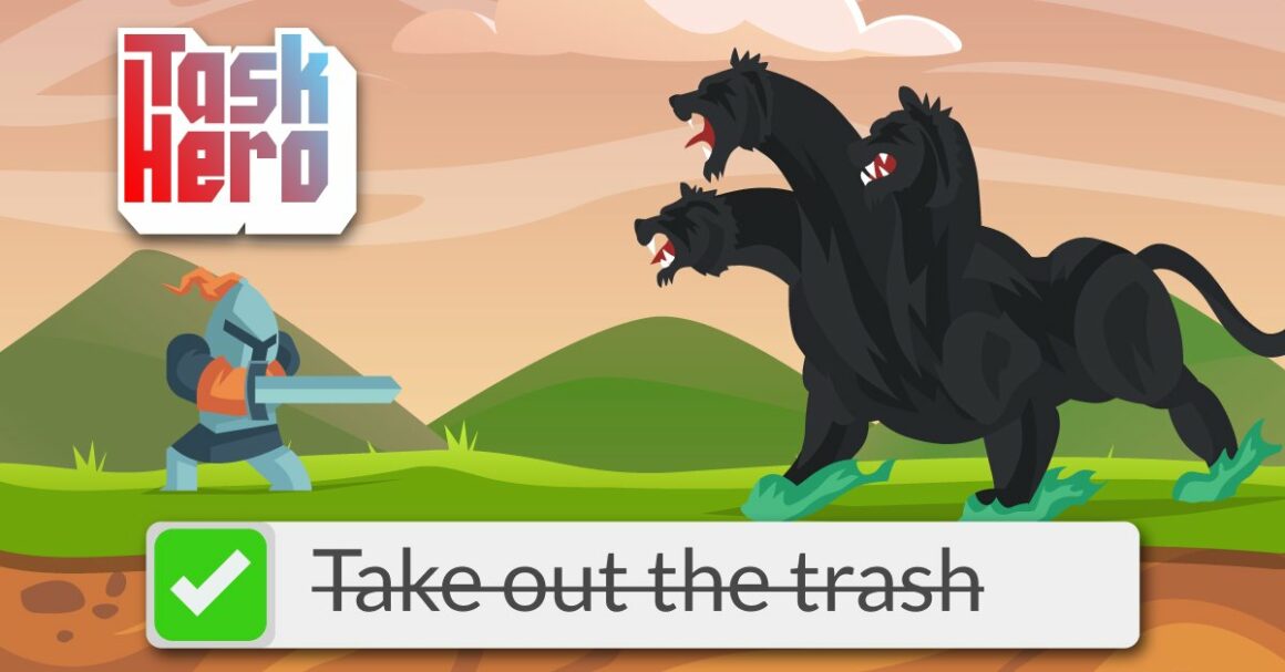 TaskHero UX gamification example