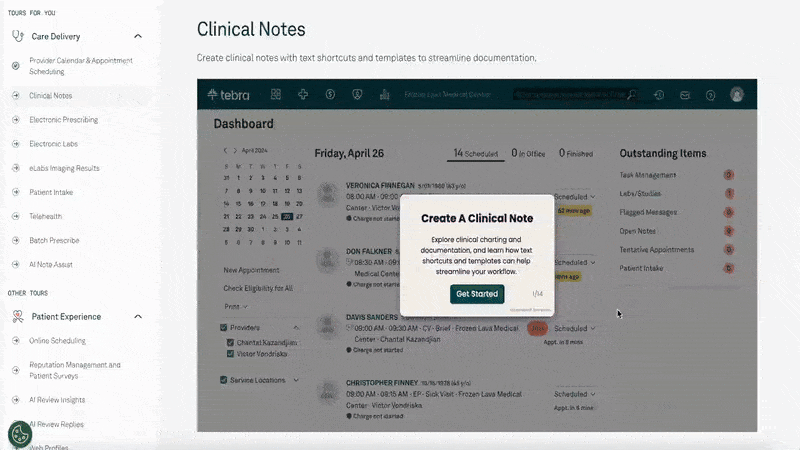 An example pre-recorded tour.