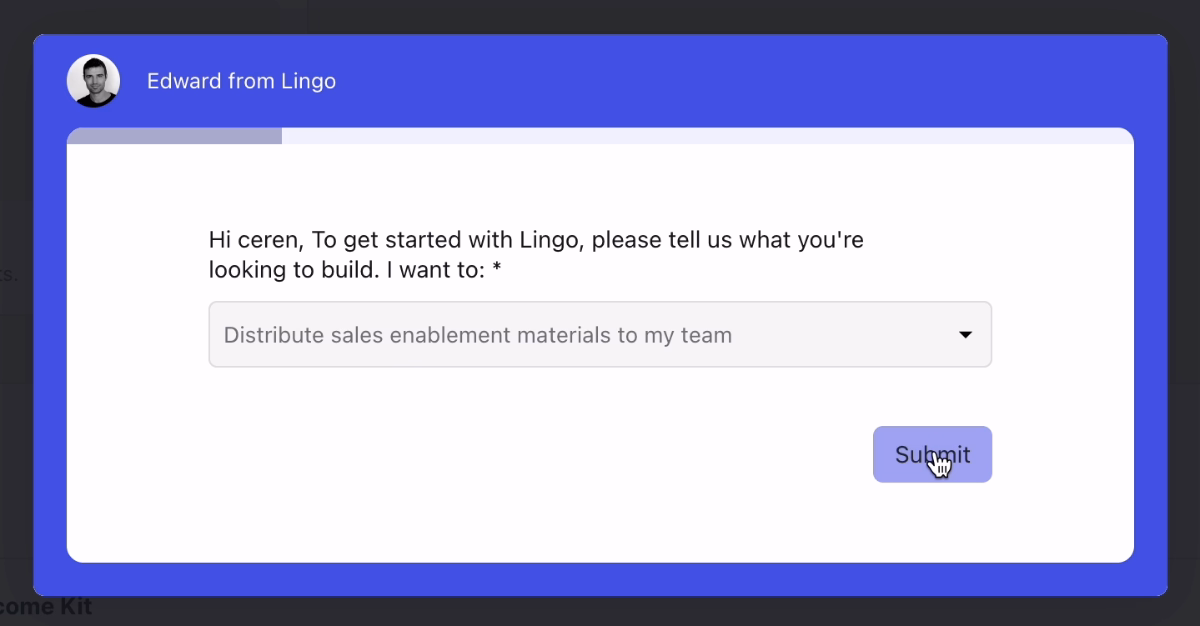 Lingo’s use case survey.