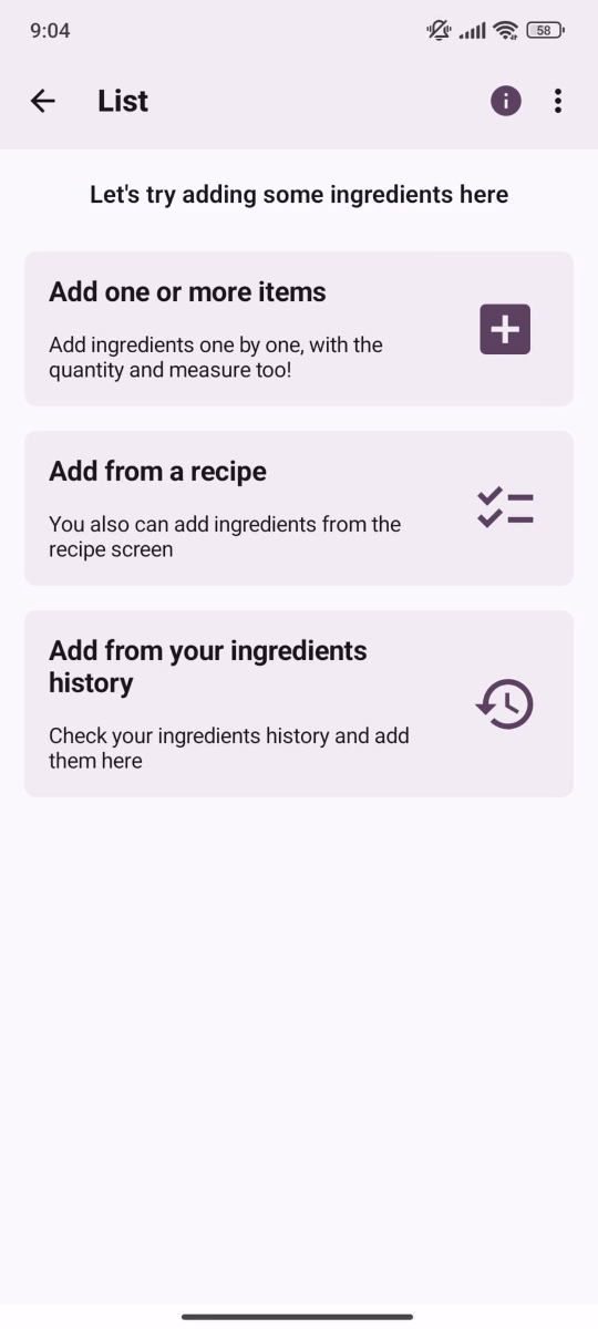 Bites’ light guidance for the first user interaction.