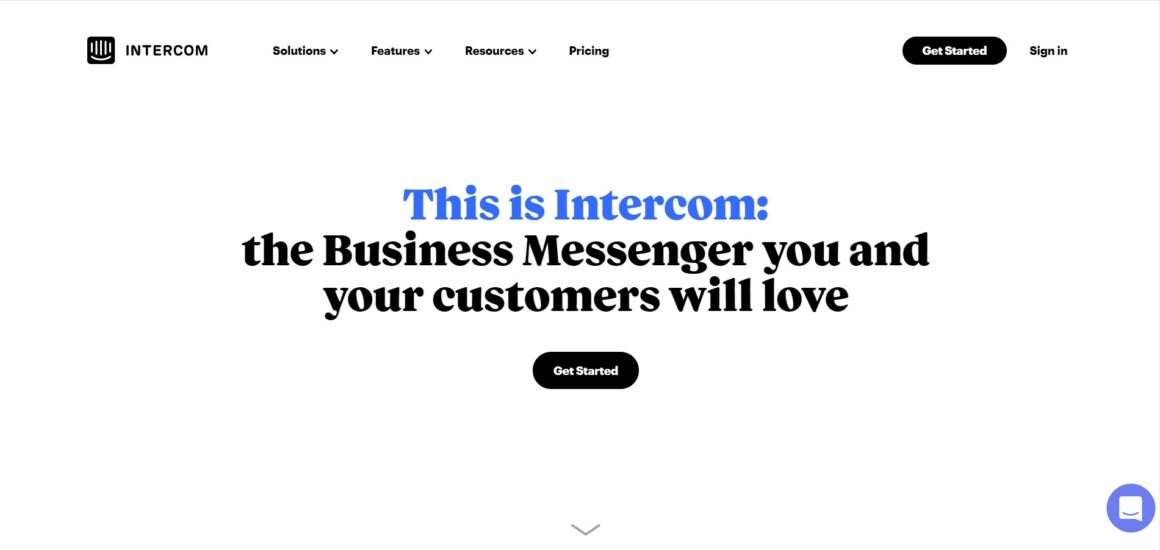 Intercom customer engagement tool