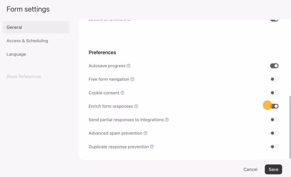 Data enrichment for responses