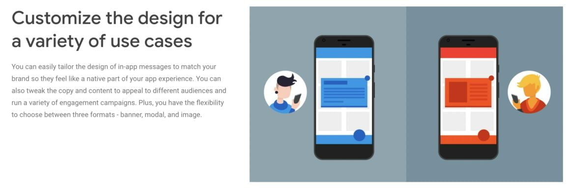exemplo de mensagem in app firebase