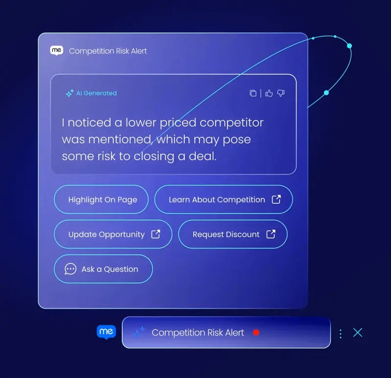 An example conversation with the WalkMe AI Copilot using Next-Best Action