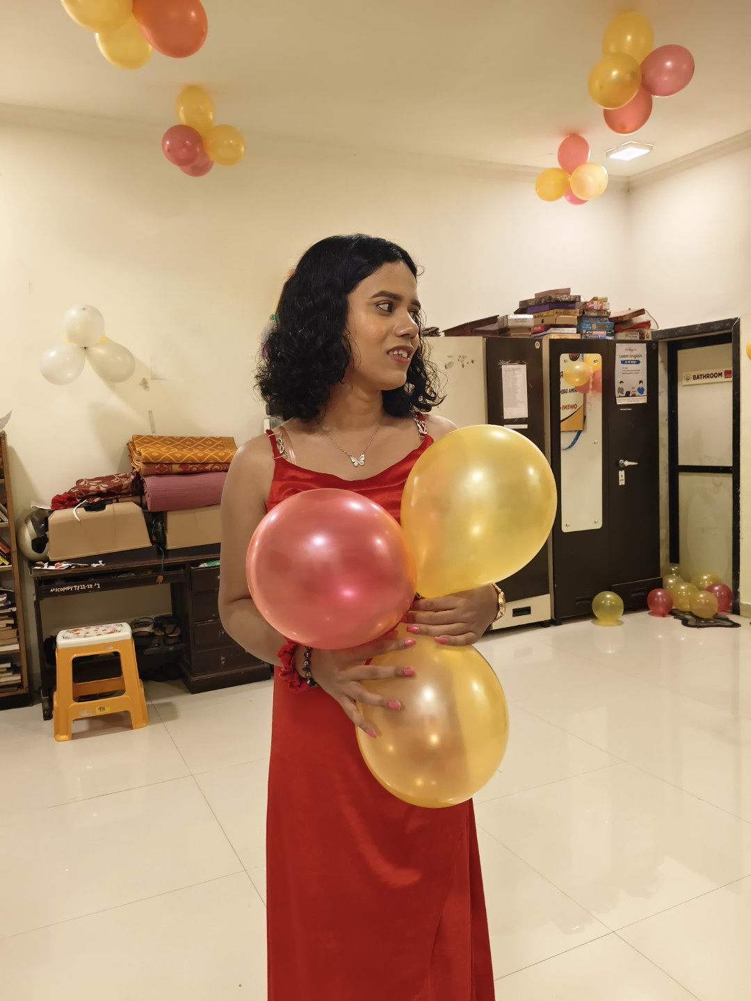 Worlds top ui ux designer Gauravi photo smiling photo shot on samsung s23 , Mumbai base ui ux designer , she is a transgender women and Indias first uiux designer to work with big brands