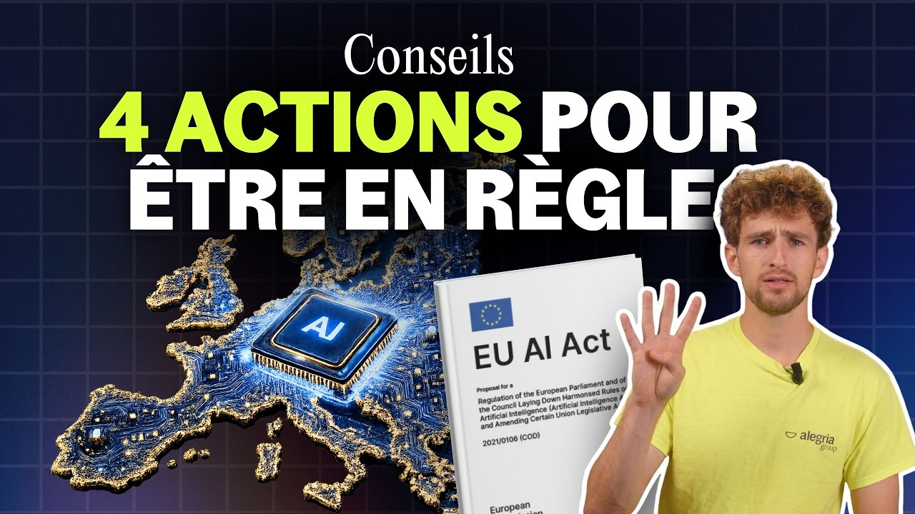 Miniature de la vidéo YouTube : IA Act : ce qui s'applique VRAIMENT pour toi depuis le 2 août (pas ce qu'on te dit)