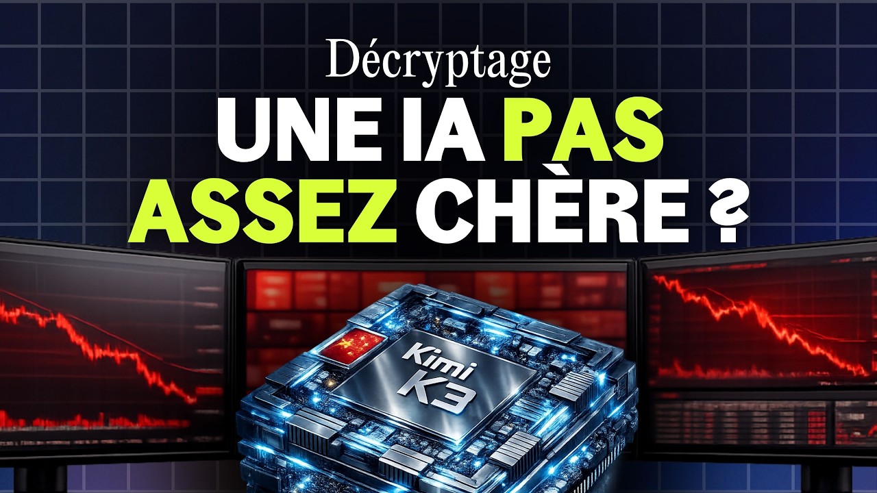Miniature de la vidéo YouTube : Kimi K3 : l'IA chinoise qui menace l'économie mondiale