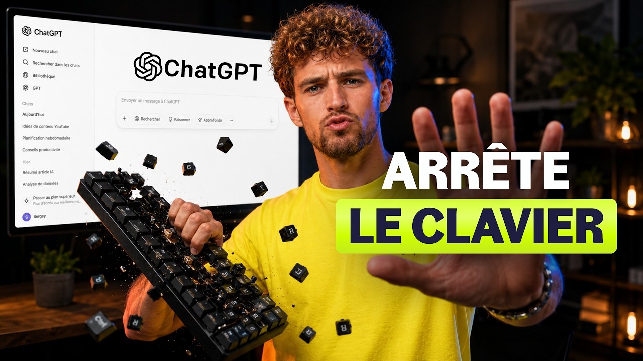 J’ai arrêté d’écrire mes prompts ChatGPT (et l’IA répond bien mieux !)