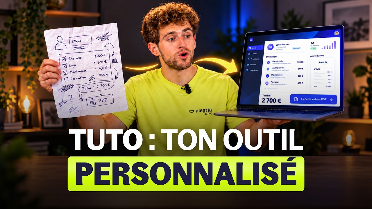Devis, tarifs, suivi client : créez vos outils avec ChatGPT 6 (tuto débutant)