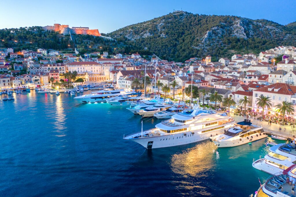 Yachthafen in Kroatien