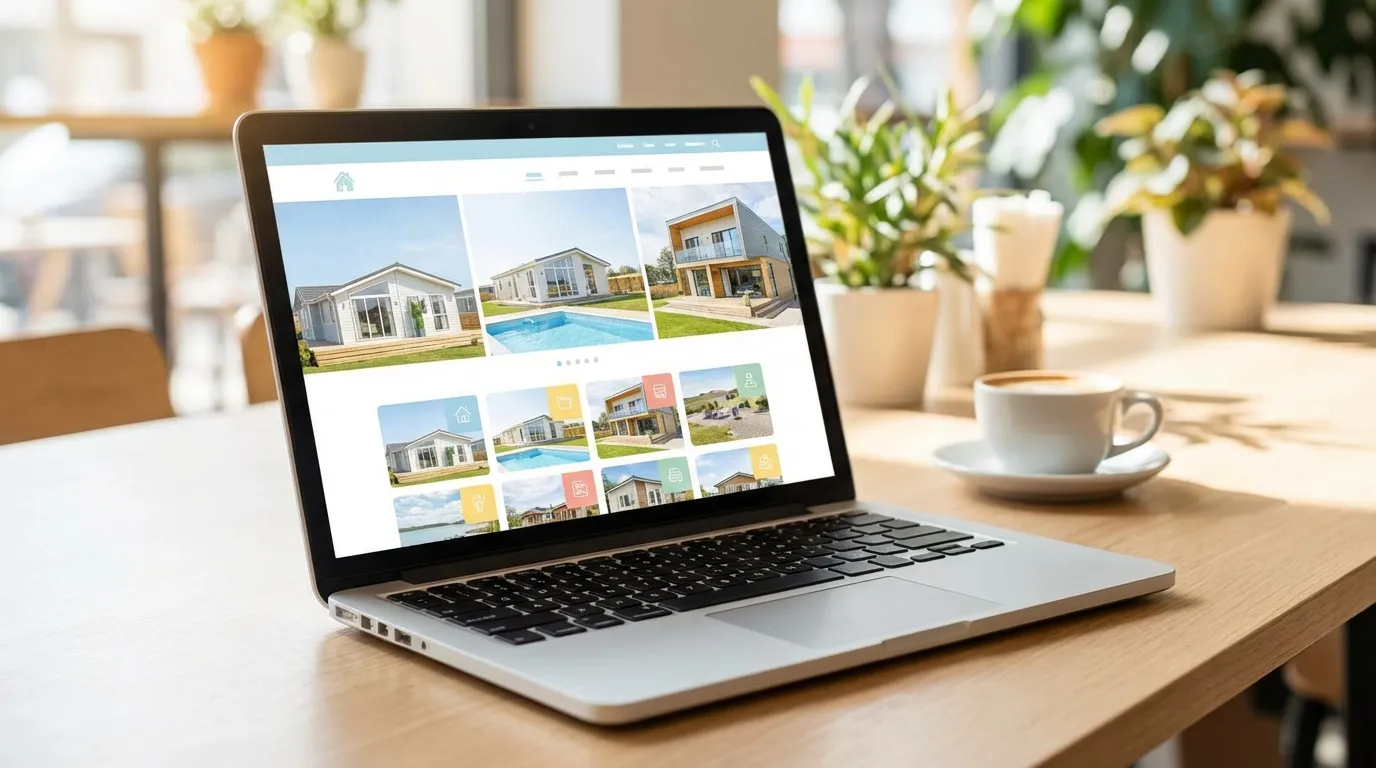 Strukturierte Website für Ferienwohnung