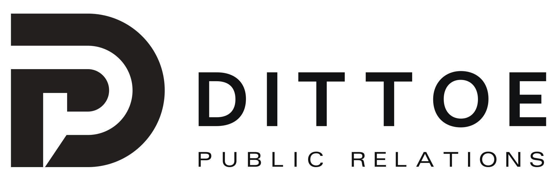 Dittoe Public Relations logo with a stylized letter D and P combined on the left side.