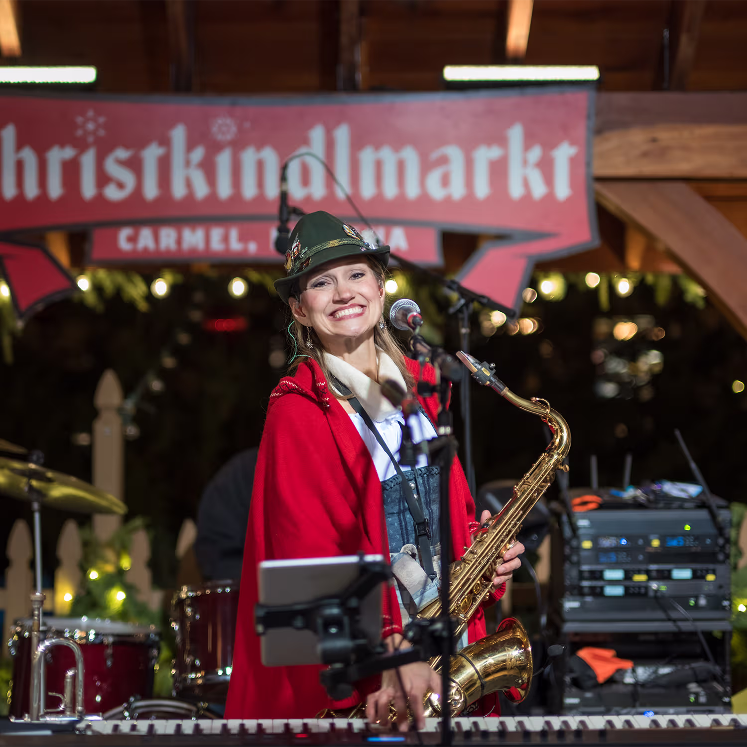 Live musical entertainment at the Carmel Christkindlmarkt