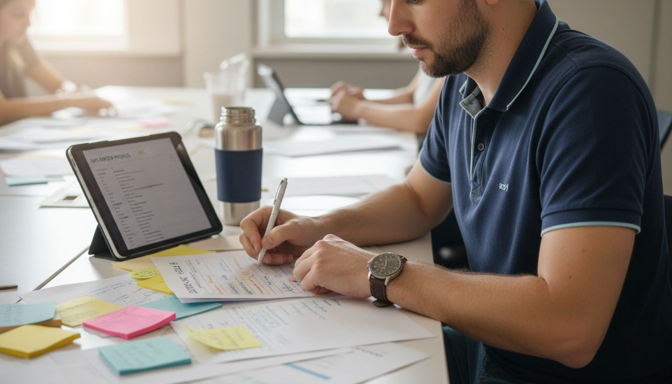 Marketer creating TikTok influencer shortlist